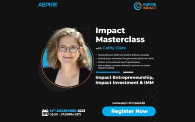 Impact Masterclass with Cathy Clark